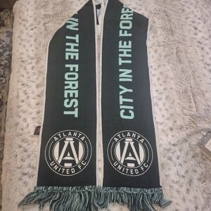 Atlanta United FC Dark Green Scarf with Fringe